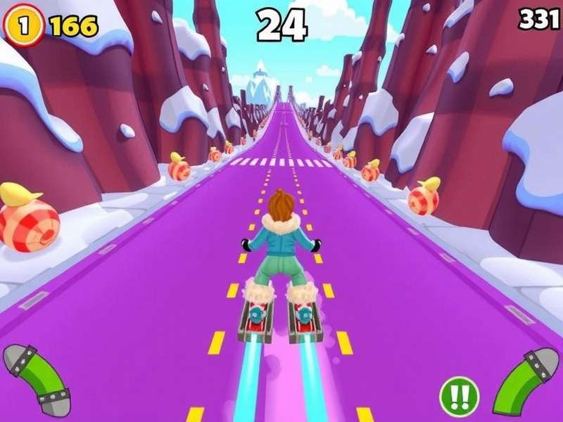 Cinnamon Slide Racer gameplay screenshot